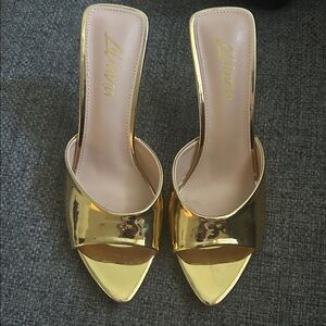 Gold Women's Heels